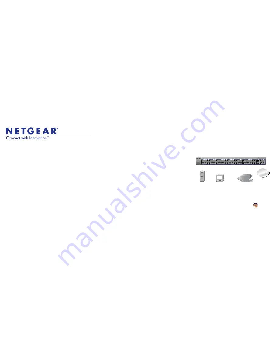 NETGEAR ProSafe FS752TP (German) Installationsanleitung Download Page 1