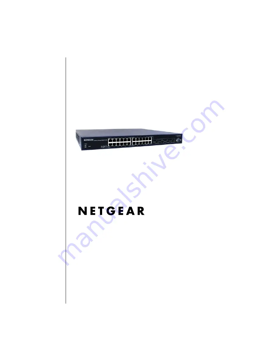 NETGEAR ProSafe GSM7324 Reference Manual Download Page 1