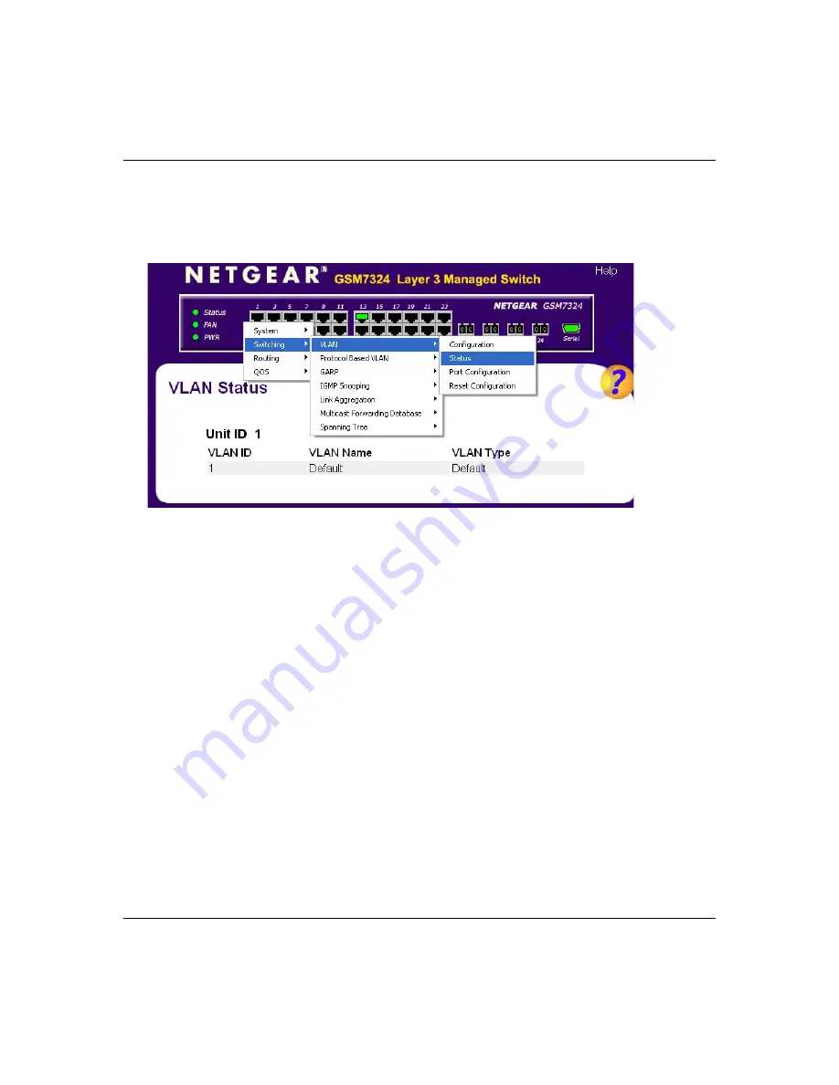 NETGEAR ProSafe GSM7324 Reference Manual Download Page 38