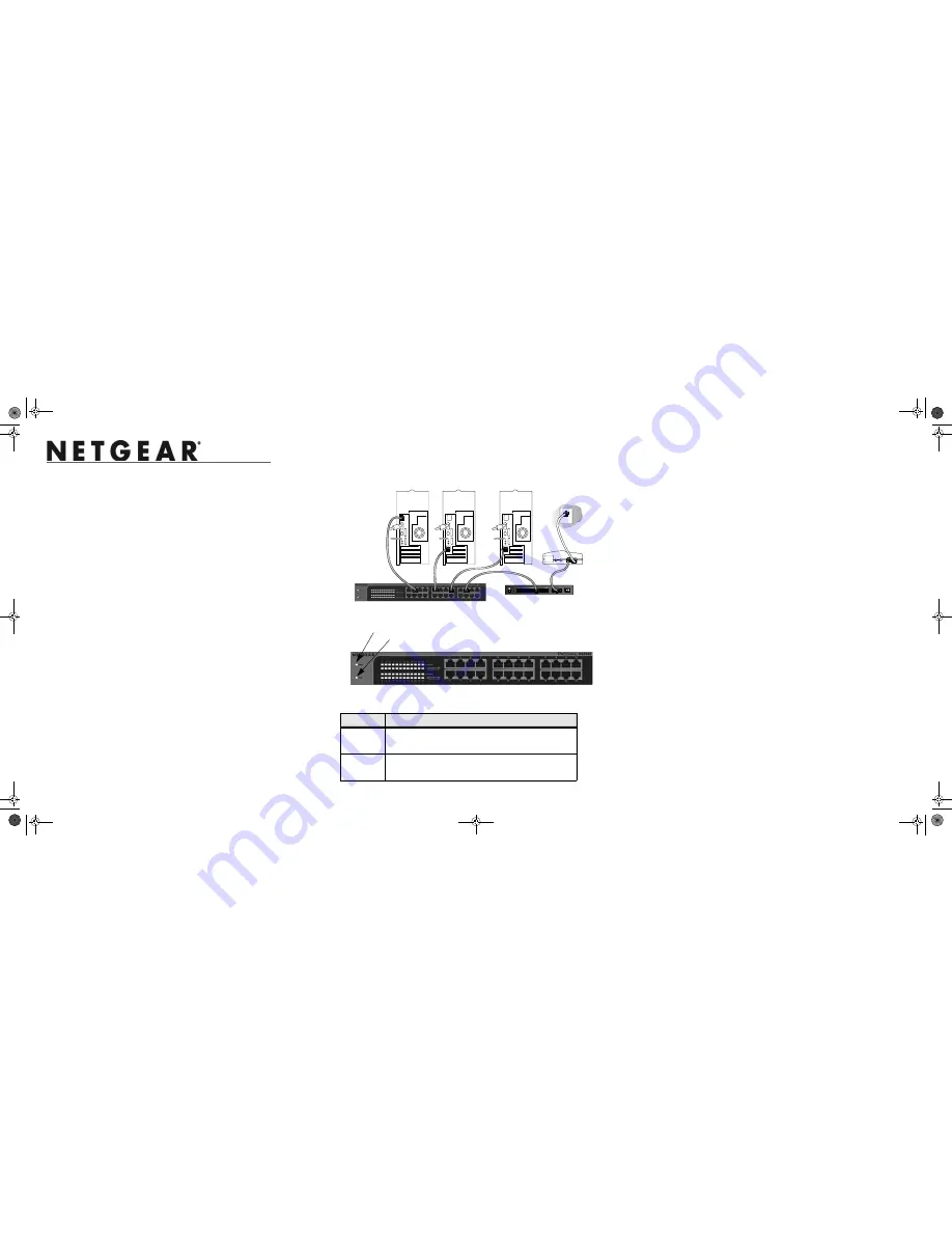 NETGEAR ProSafe Plus JFS524E Installation Manual Download Page 1