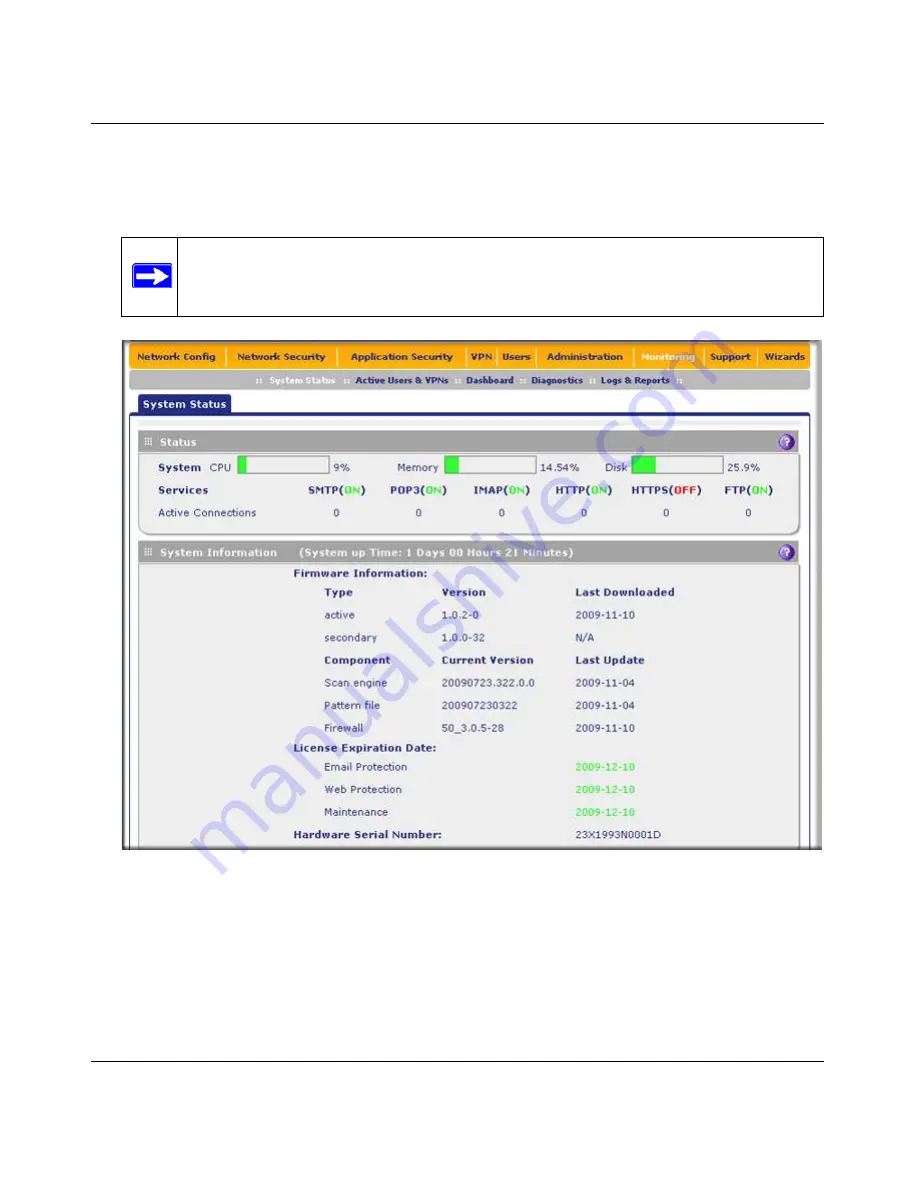 NETGEAR ProSecure Скачать руководство пользователя страница 38