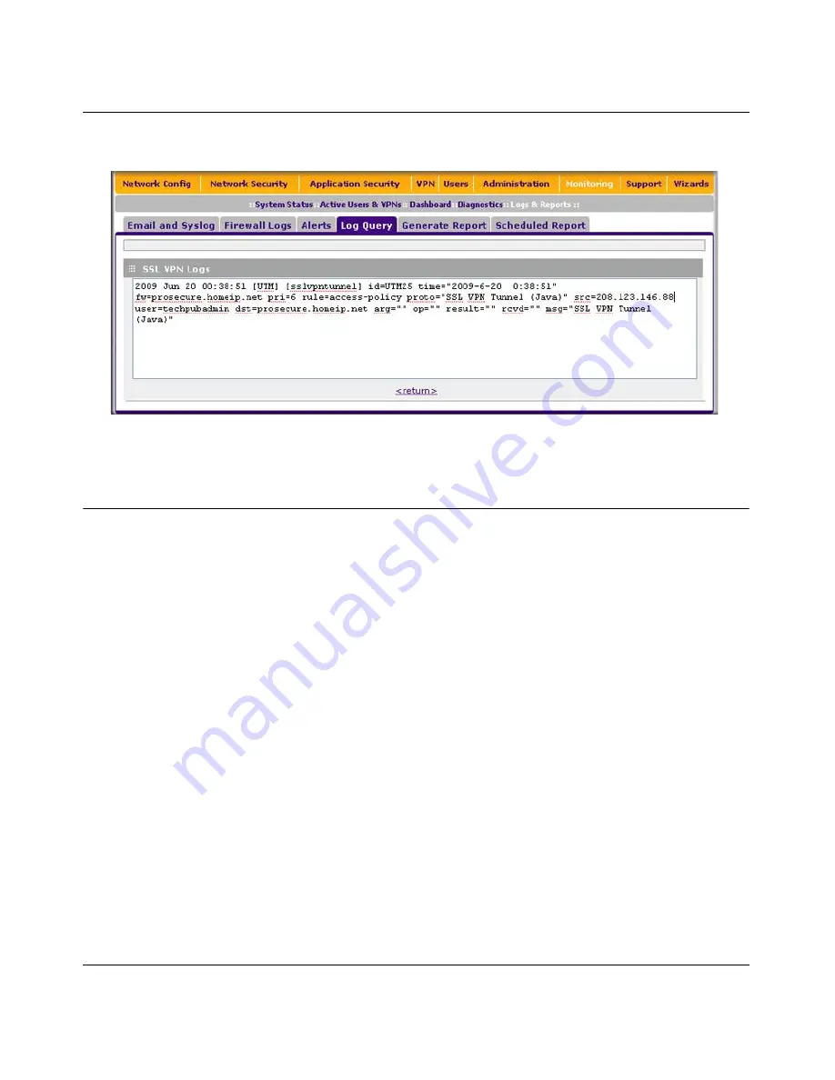 NETGEAR ProSecure Appliance Reference Manual Download Page 289