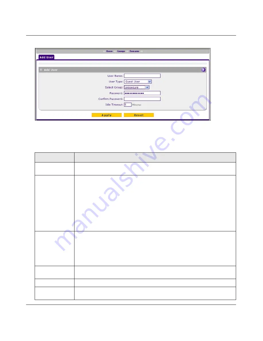 NETGEAR ProSecure Appliance Reference Manual Download Page 321