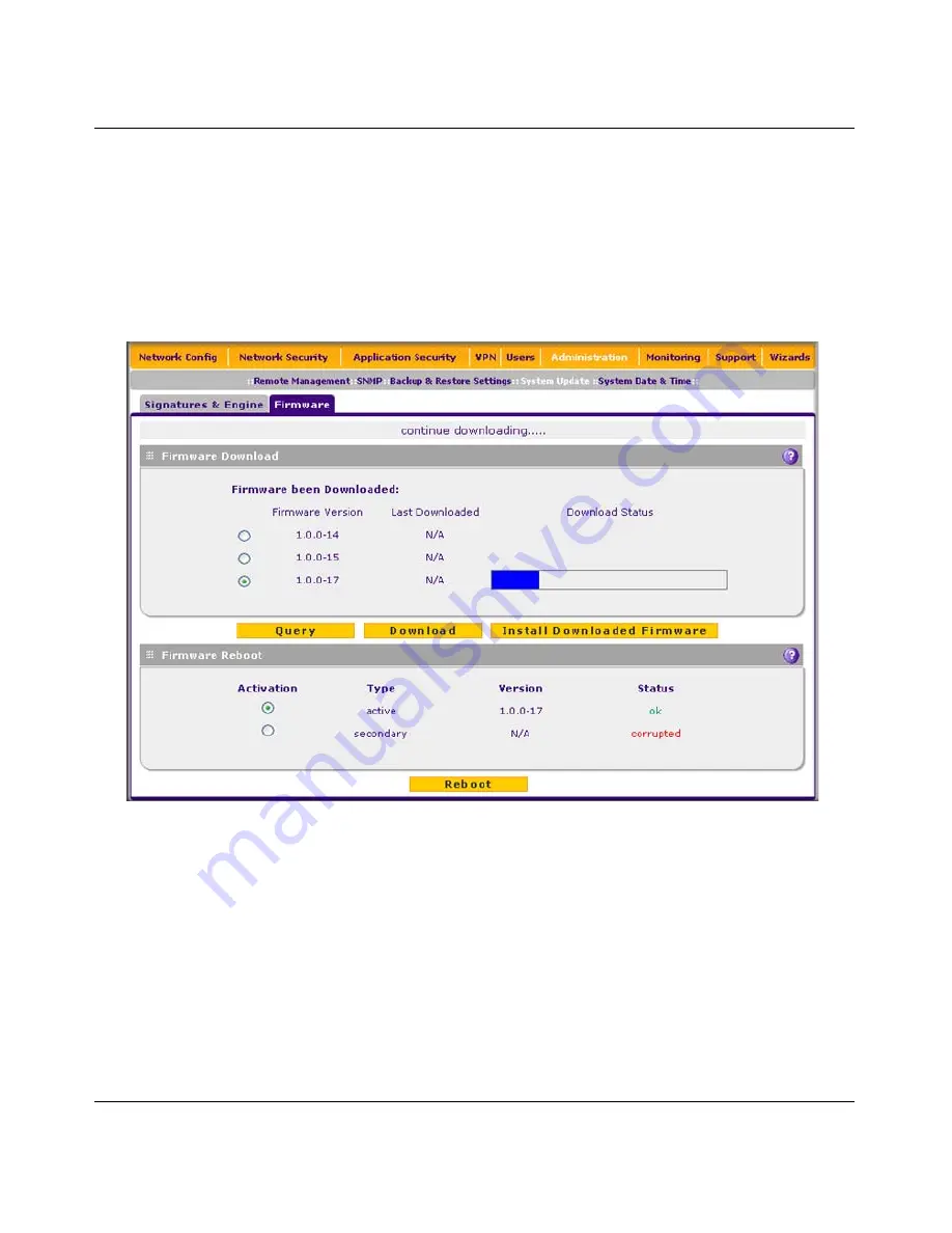 NETGEAR ProSecure Appliance Reference Manual Download Page 355