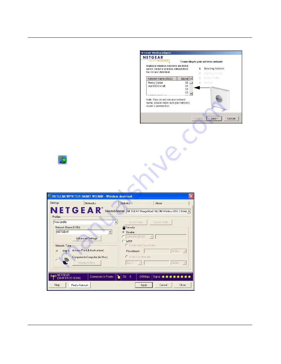 NETGEAR RangeMax 240 WPNT121 User Manual Download Page 19