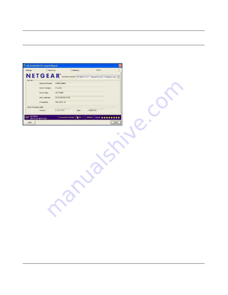 NETGEAR RangeMax Next WN711 User Manual Download Page 43