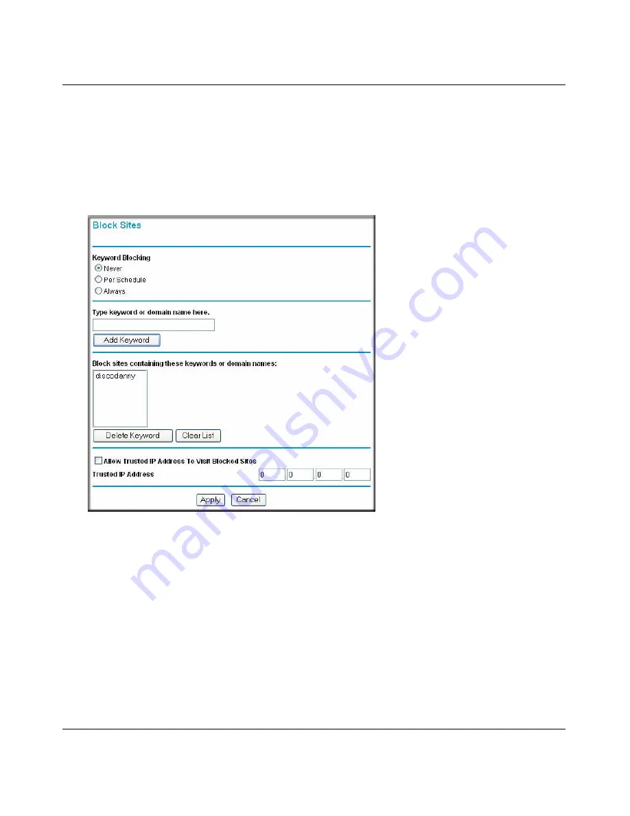 NETGEAR RangeMax WNR834B User Manual Download Page 48