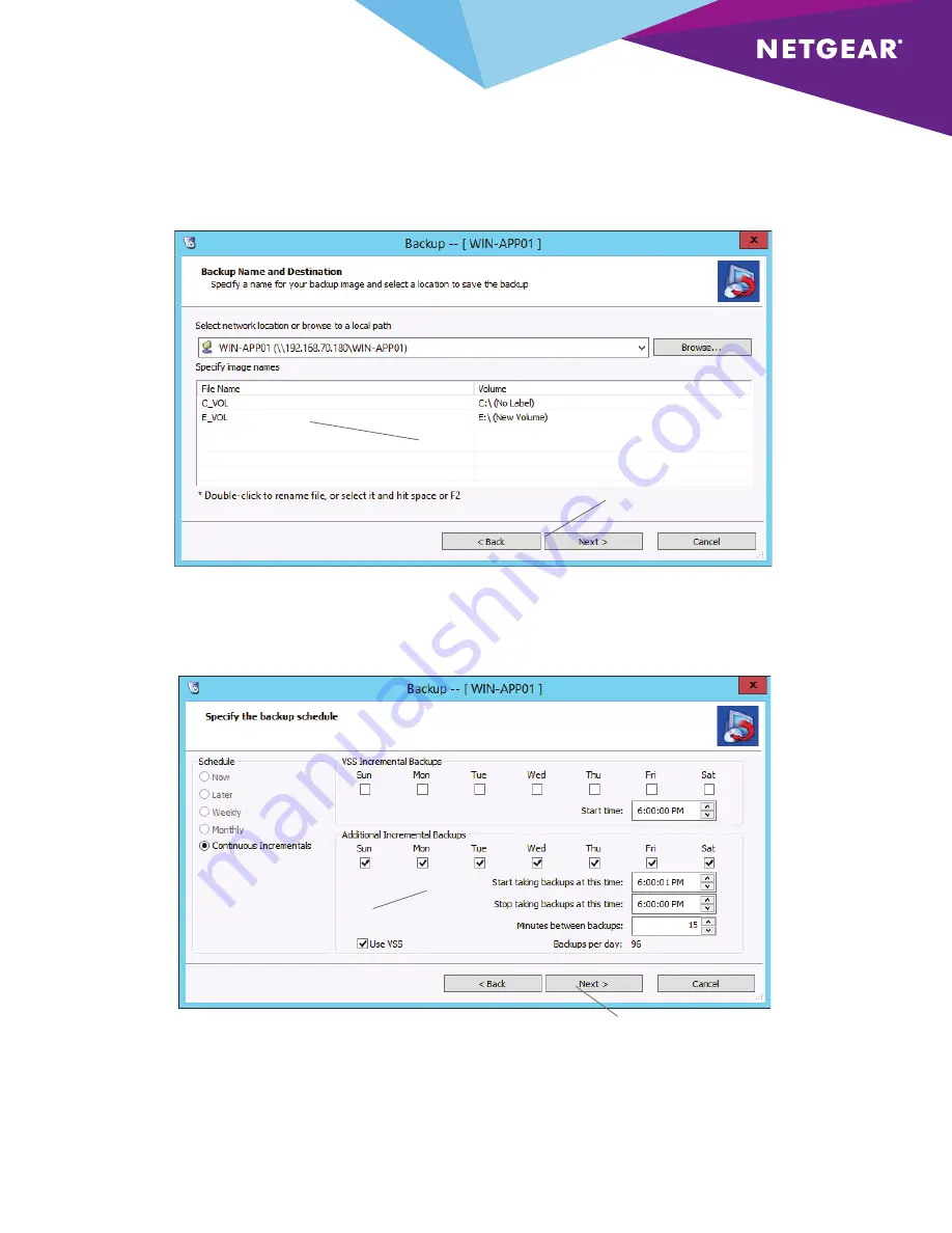 NETGEAR ReadyRECOVER Application Note Download Page 14