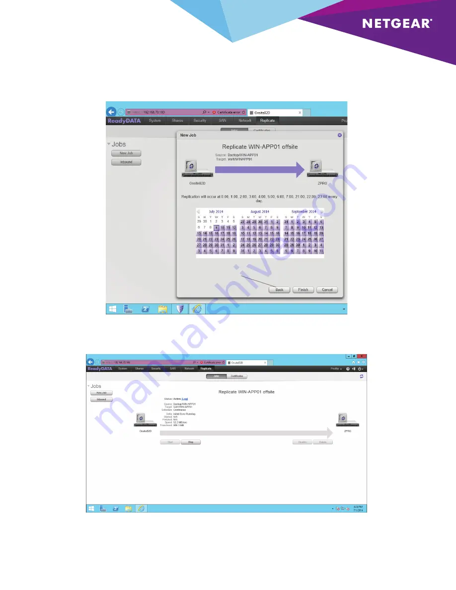 NETGEAR ReadyRECOVER Application Note Download Page 21