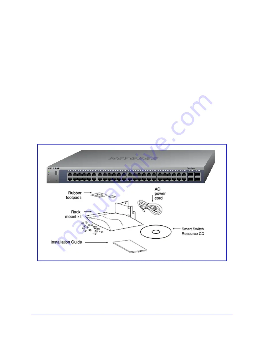 NETGEAR Smart Switch GS752TXS Hardware Installation Manual Download Page 9