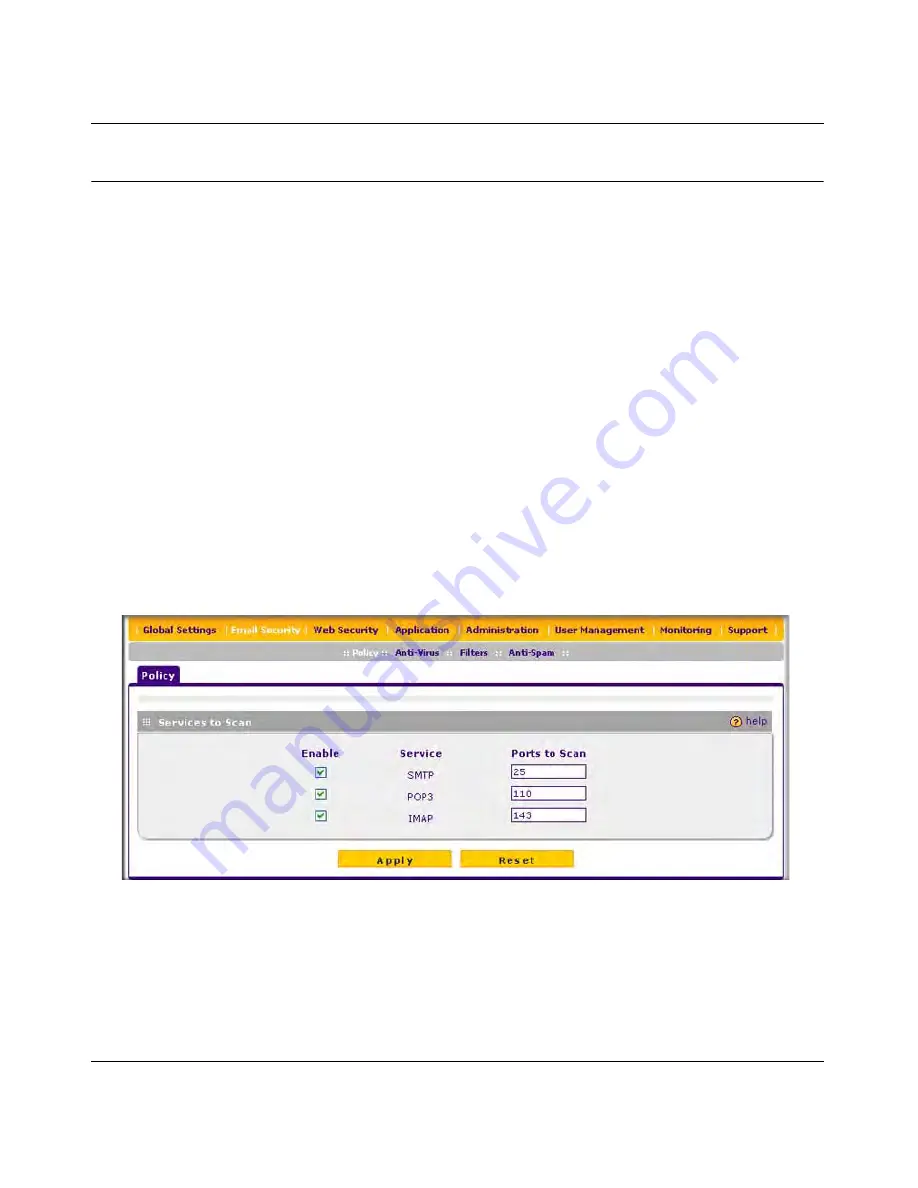 NETGEAR STM150 - ProSecure Web And Email Threat Management Appliance Appliance Reference Manual Download Page 102