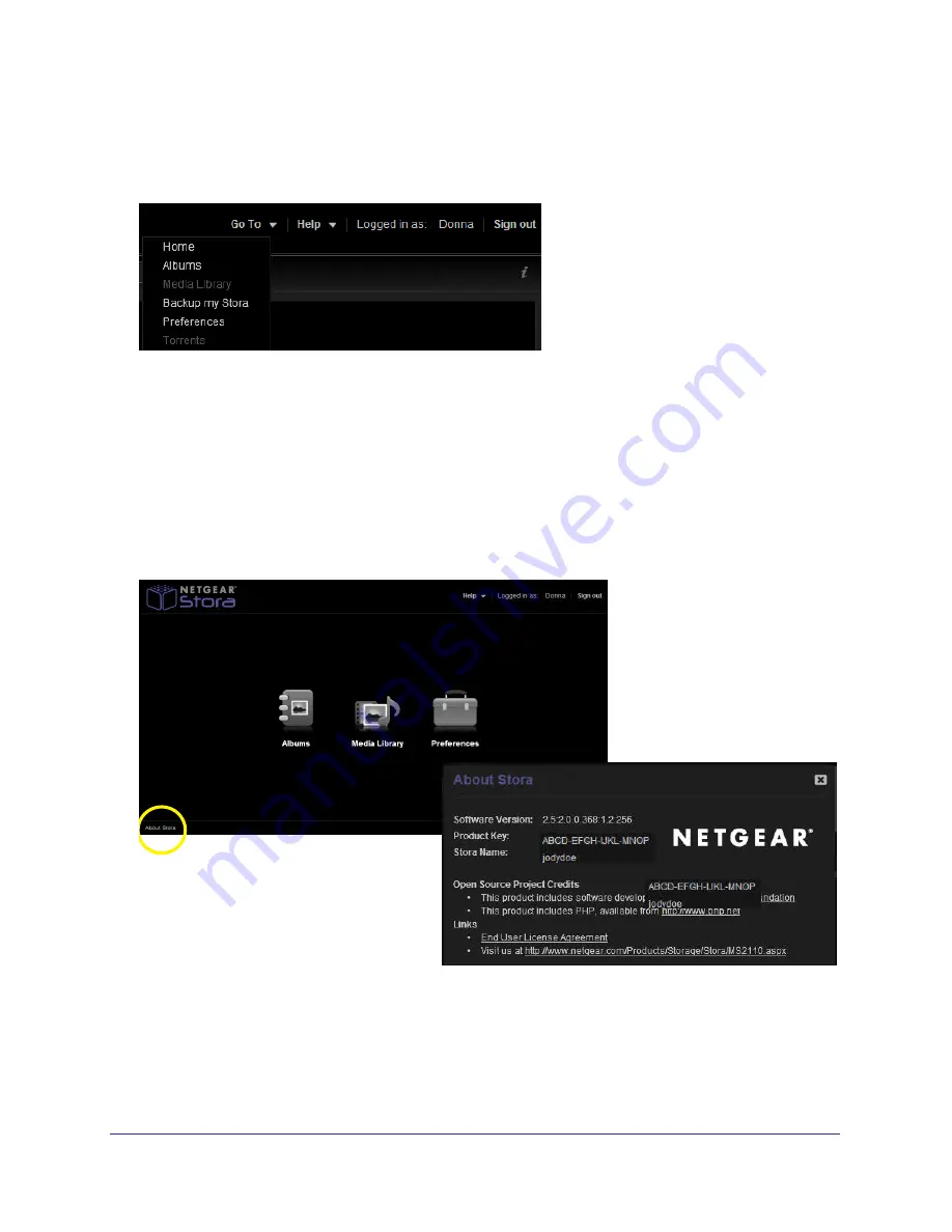 NETGEAR Stora User Manual Download Page 57