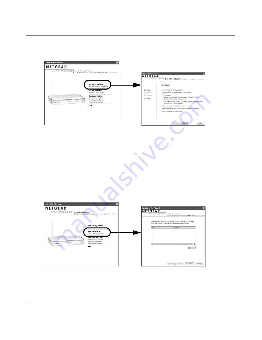 NETGEAR WGPS606 - 54 Mbps Wireless Print Server Reference Manual Download Page 21