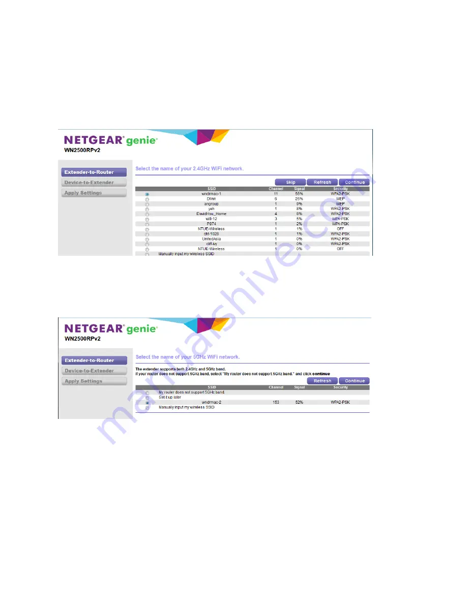 NETGEAR WN2500RP Installation Manual Download Page 11