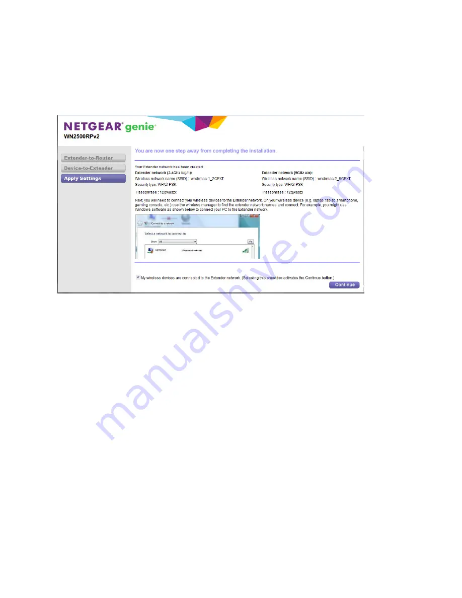 NETGEAR WN2500RP Installation Manual Download Page 13