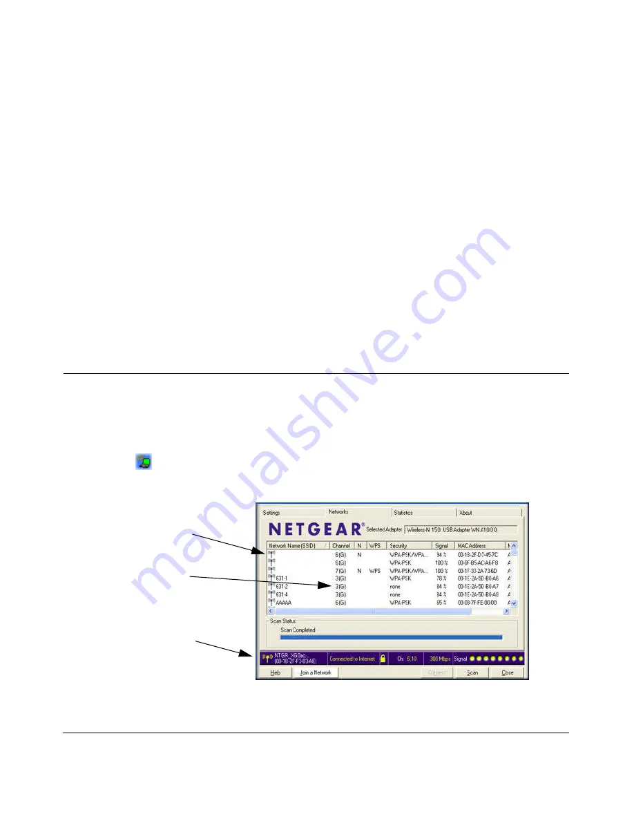 NETGEAR WNA1000 - Wireless-N 150 USB Adapter User Manual Download Page 25