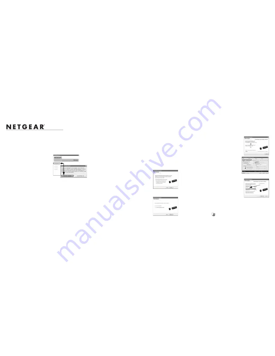 NETGEAR WNDA3100v2 - RangeMax Dual Band Wireless-N USB 2.0 Adapter Installation Manual Download Page 1