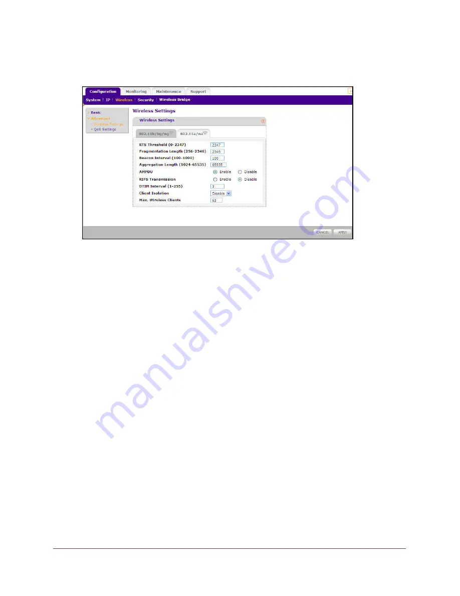 NETGEAR WNDAP350 - ProSafe 802.11n Dual Band Wireless Access Point Reference Manual Download Page 72