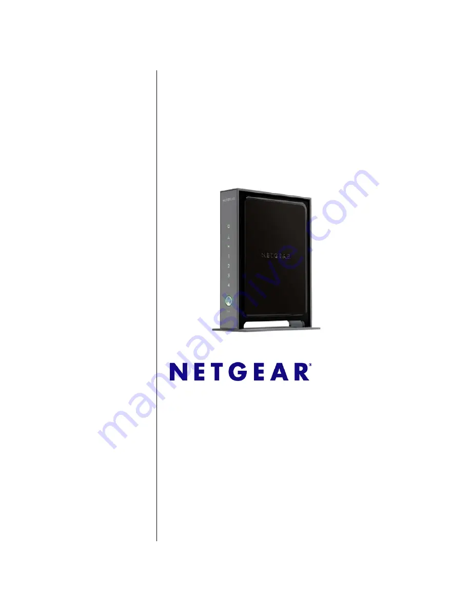 NETGEAR WNR2000v2 - Wireless- N 300 Router Скачать руководство пользователя страница 1