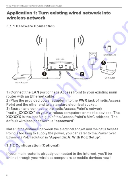 Netis WF2210 Quick Installation Manual Download Page 6