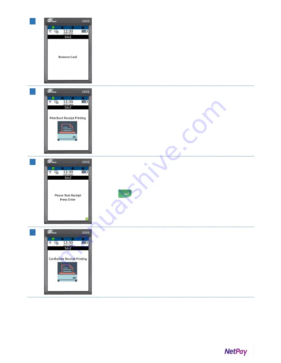 NetPay Pax S900 Quick User Manual Download Page 22