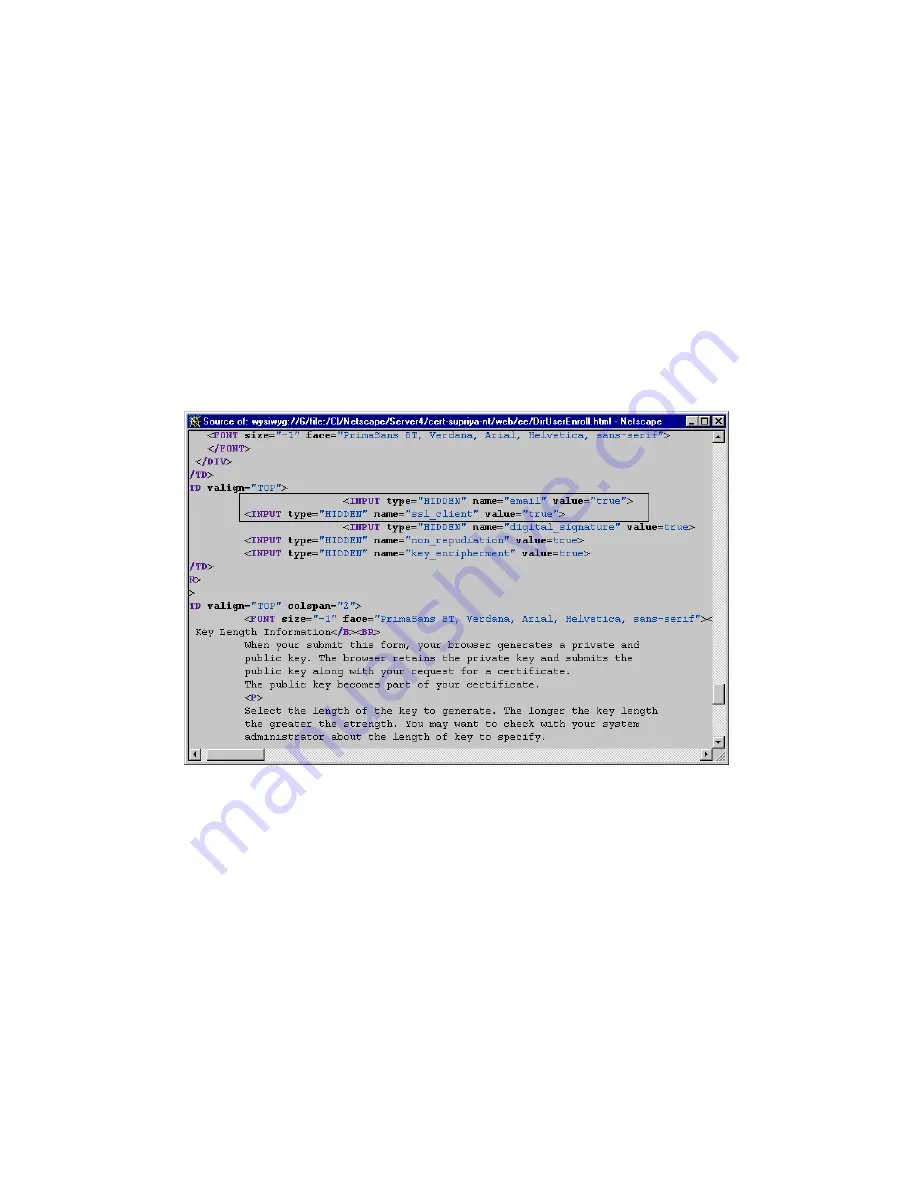 Netscape Certificate Management System 6.0 Manual Download Page 214