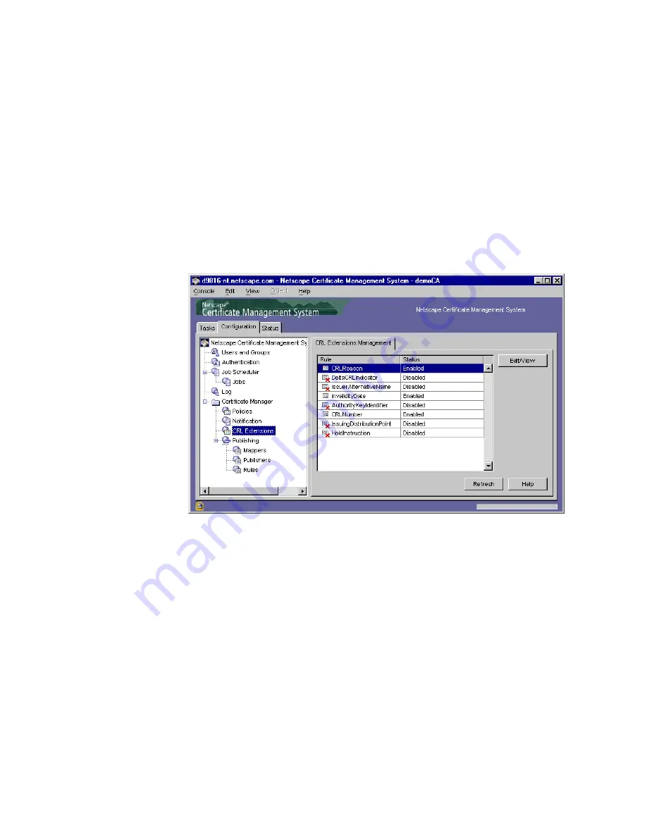 Netscape NETSCAPE MANAGEMENT SYSTEM 4.5 Installation And Setup Manual Download Page 677