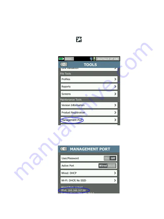 Netscout OneTouch AT 10G User Manual Download Page 45