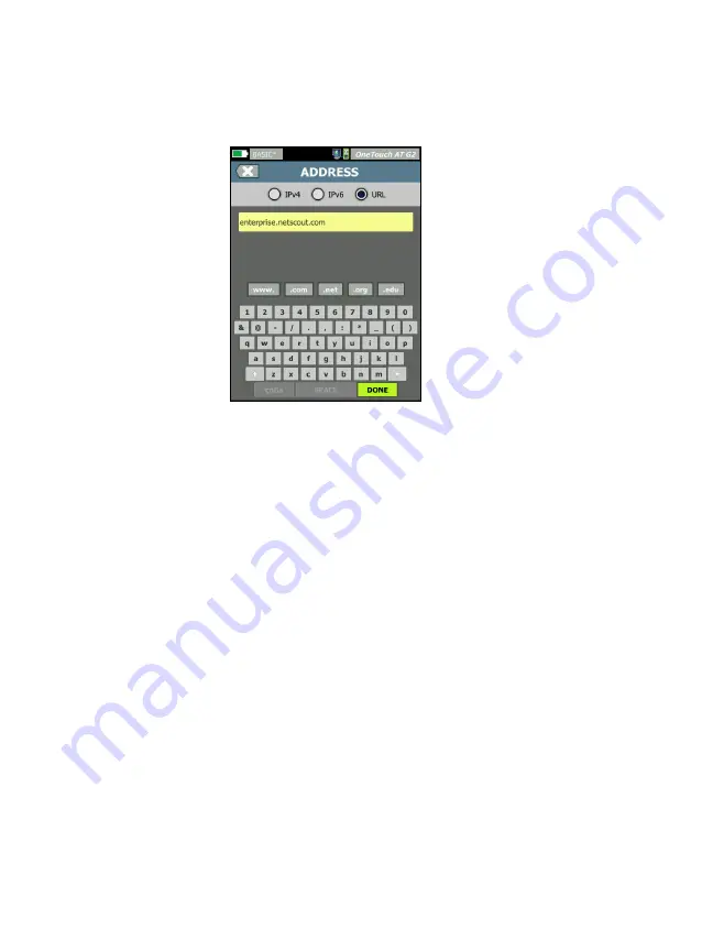 Netscout OneTouch AT 10G User Manual Download Page 54