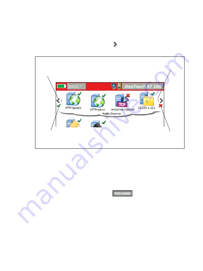 Netscout OneTouch AT 10G User Manual Download Page 61