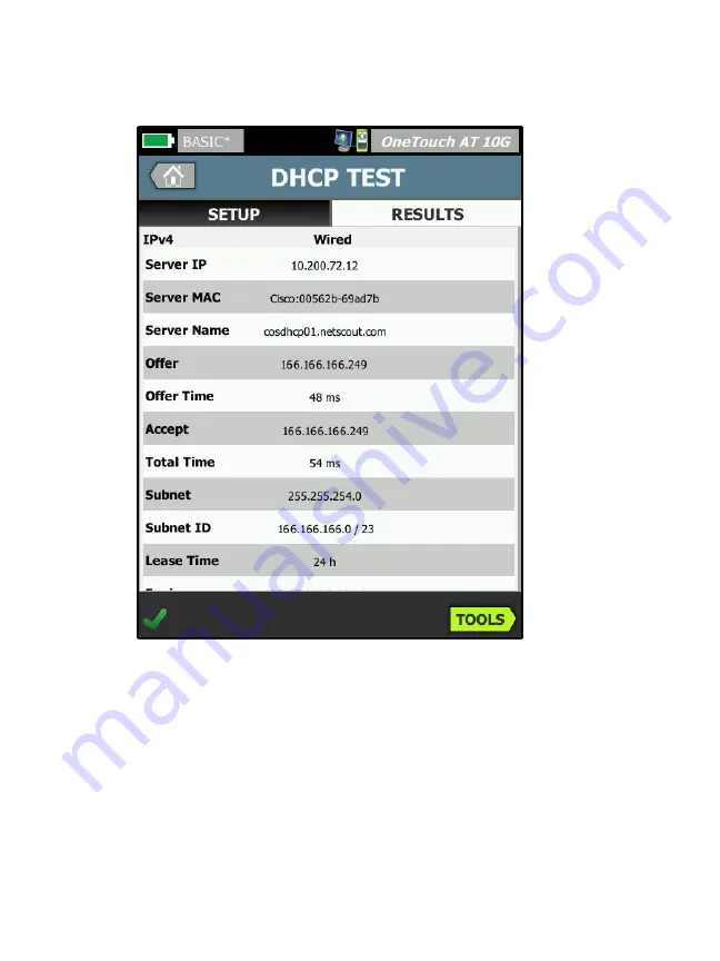 Netscout OneTouch AT 10G User Manual Download Page 80