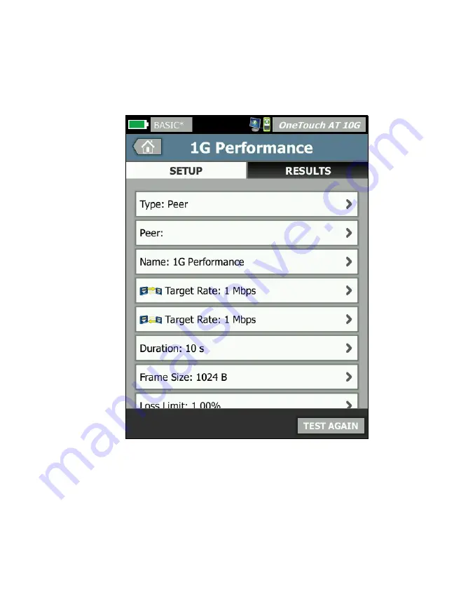 Netscout OneTouch AT 10G User Manual Download Page 105