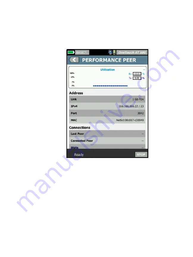 Netscout OneTouch AT 10G User Manual Download Page 109