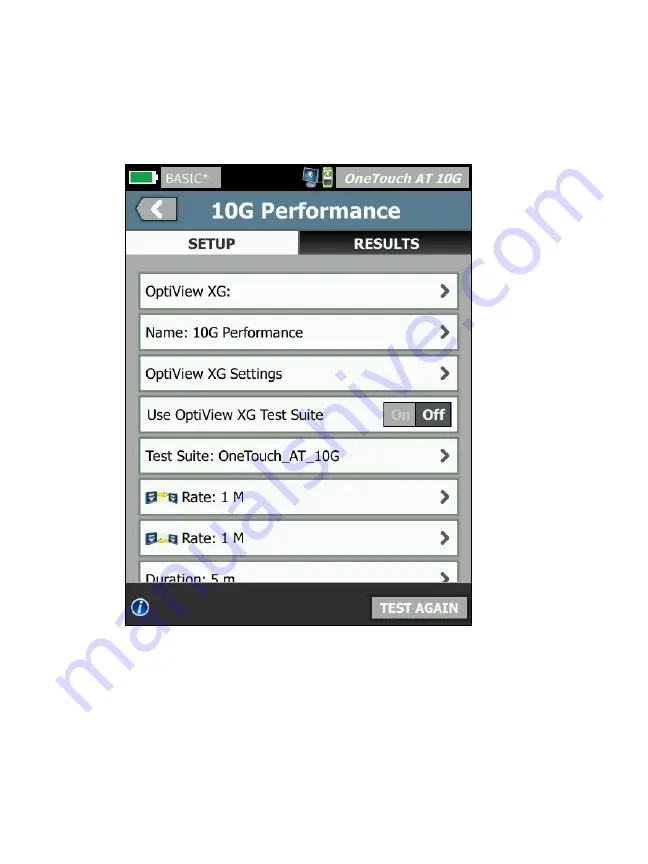 Netscout OneTouch AT 10G User Manual Download Page 120