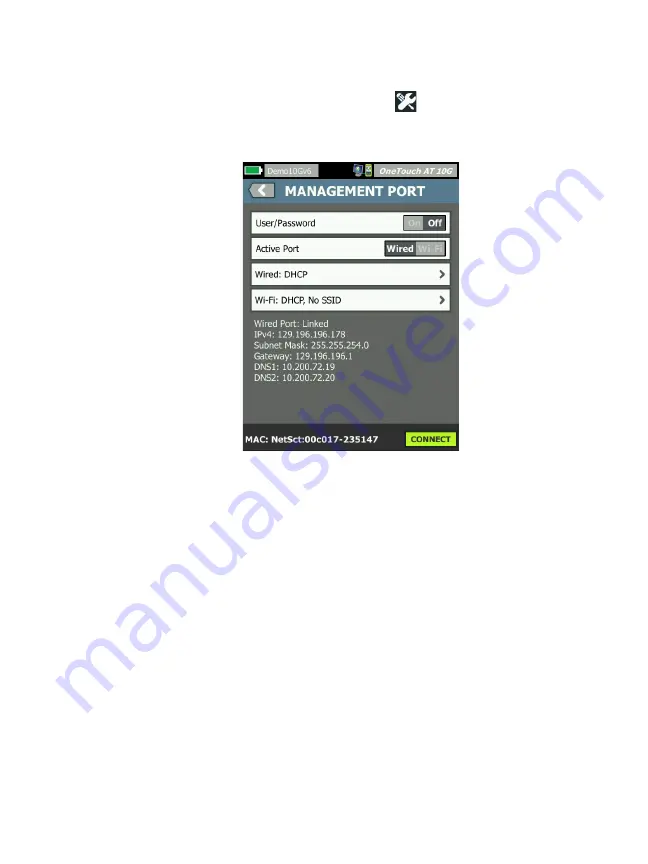 Netscout OneTouch AT 10G User Manual Download Page 195