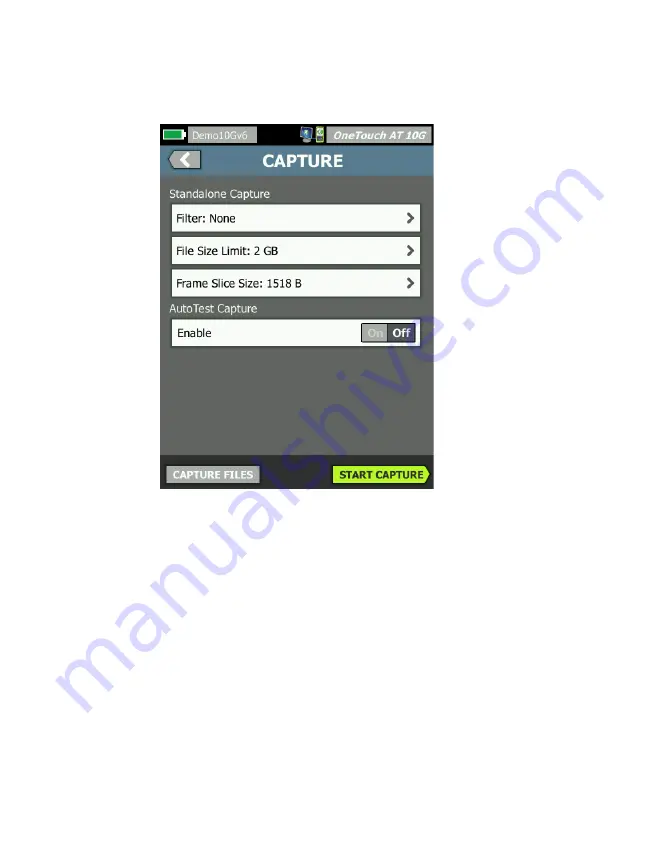 Netscout OneTouch AT 10G User Manual Download Page 206