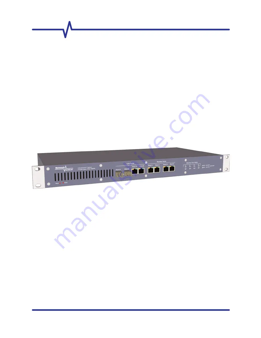 Network Critical CriticalConneX CC2100 User Manual Download Page 1