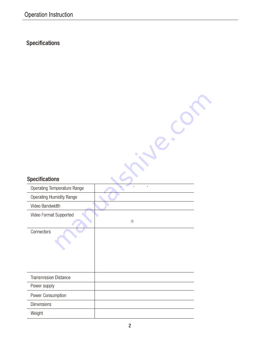 Network Technologies Incorporated VOPEX-C64K10GB-4HDBT Instruction Manual Download Page 3