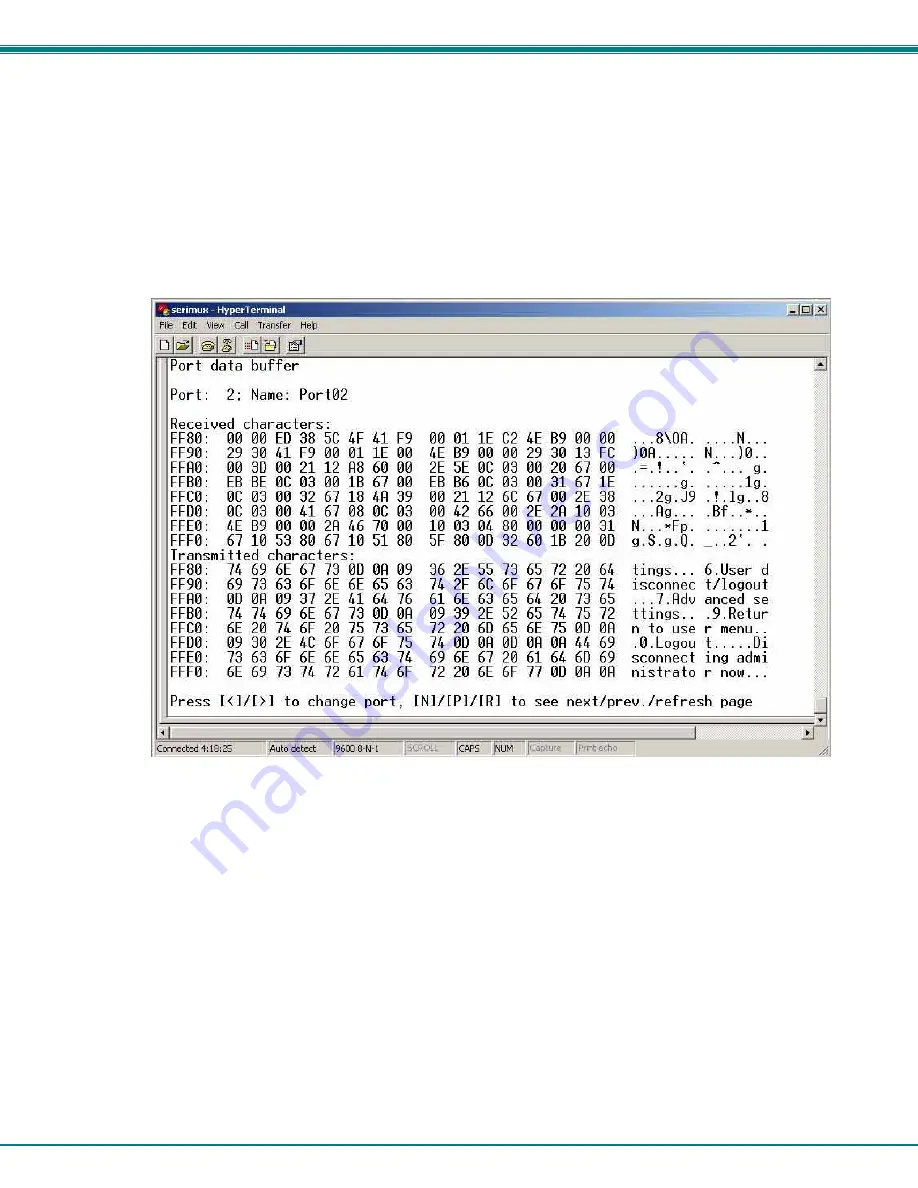 Network Technologies NTI SERIMUX-SECURE 8 Installation And Operation Manual Download Page 24