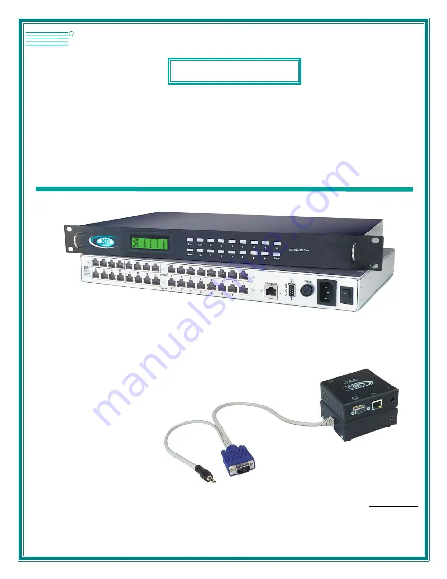 Network Technologies SM-nXm-C5AV-LCD Скачать руководство пользователя страница 1