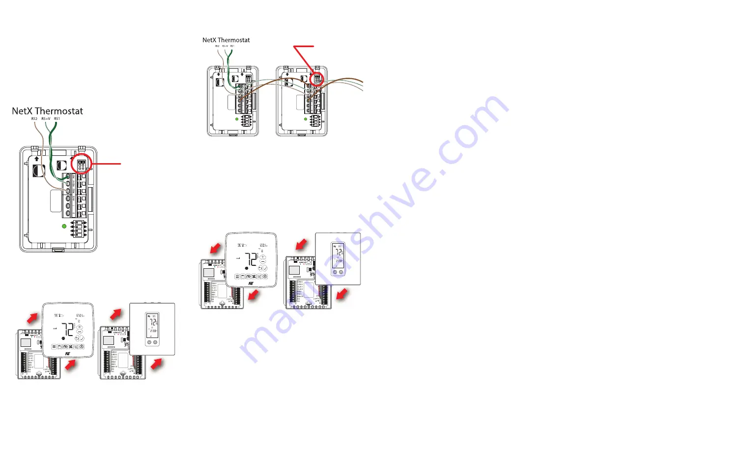 Network Thermostat NetX NT-URS Installation Manual Download Page 3