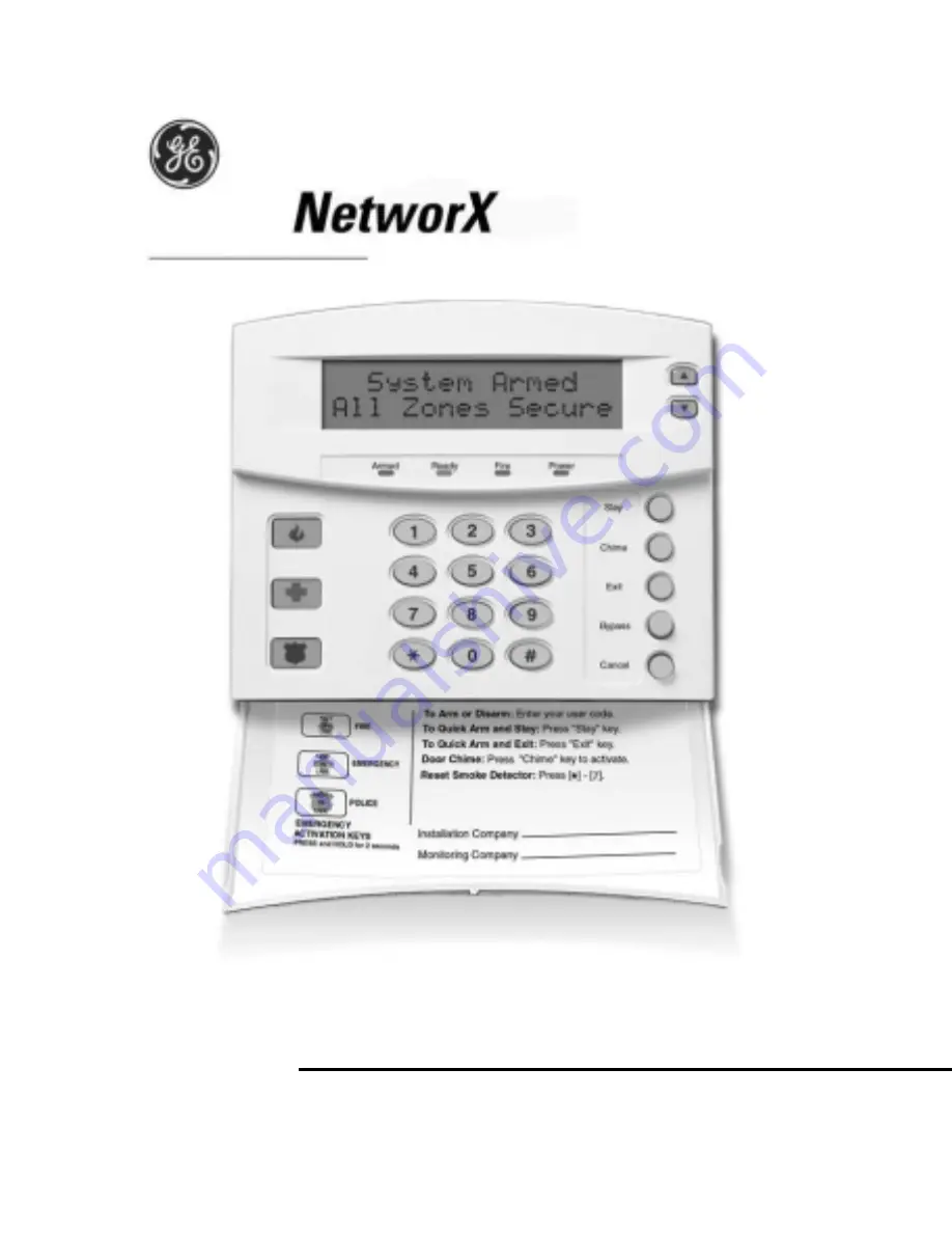 NetworX NX-148E User Manual Download Page 3