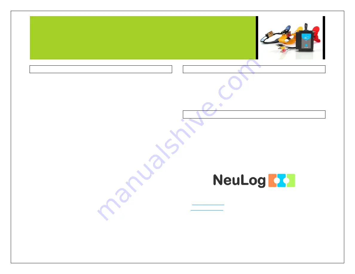 NeuLog NUL-218 Quick Start Manual Download Page 7