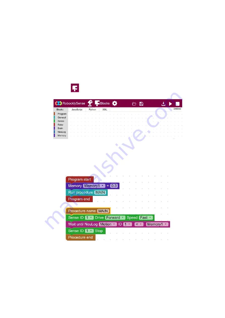 NeuLog Sense Autonomous Manual Download Page 71