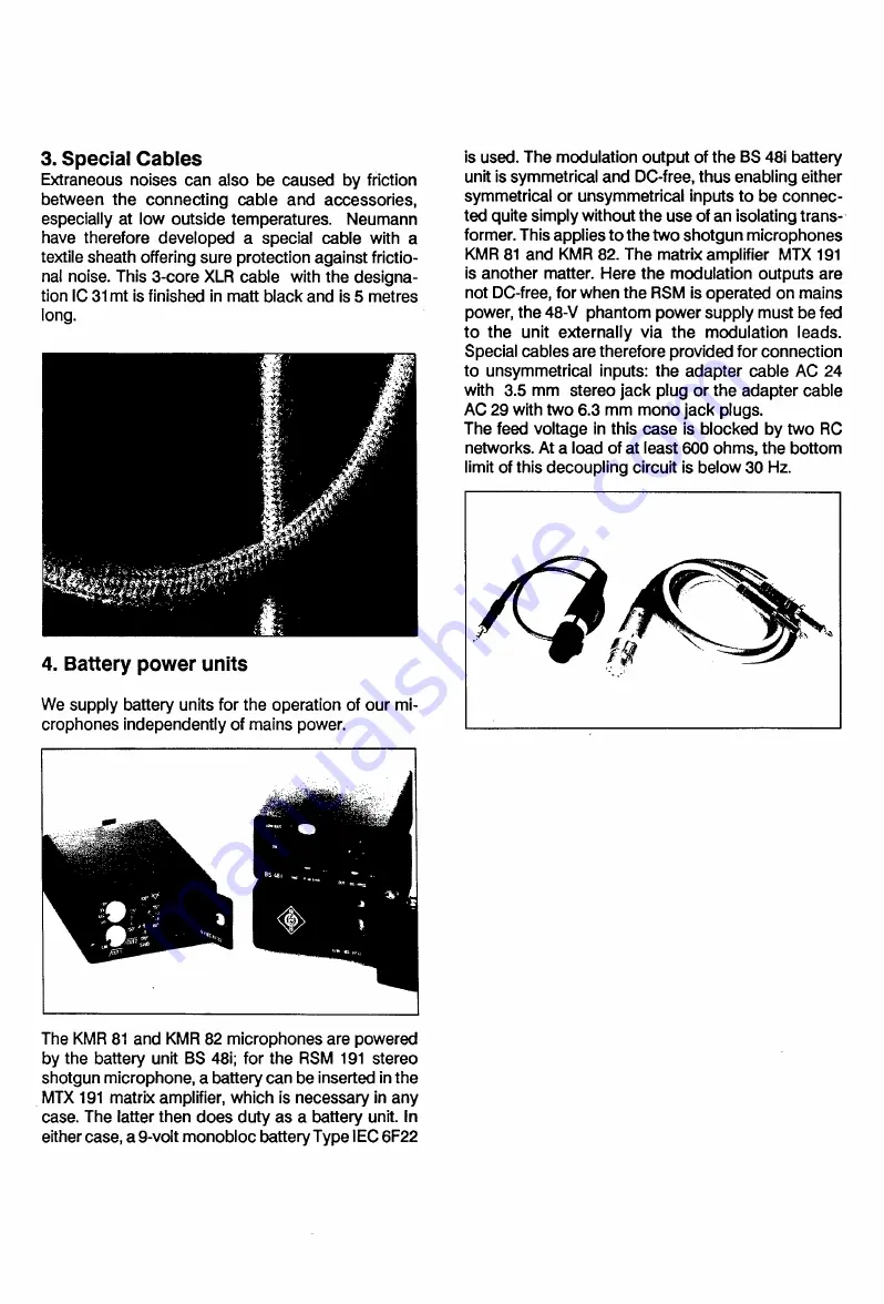 Neumann.Berlin EA 30B Owner'S Manual Download Page 3