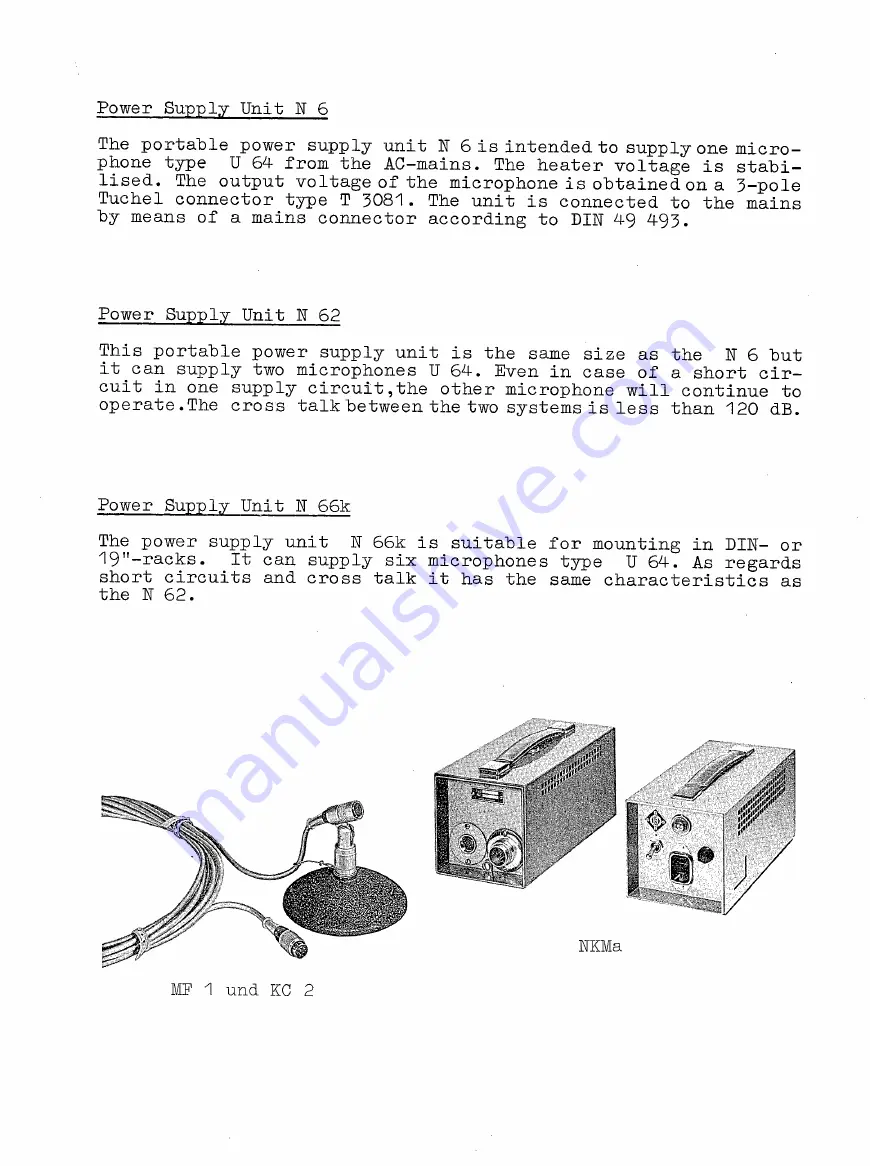 Neumann KM 64 Specifications Download Page 4