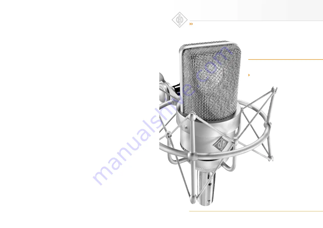 Neumann TLM 103 Stereo Operating Instructions Manual Download Page 1