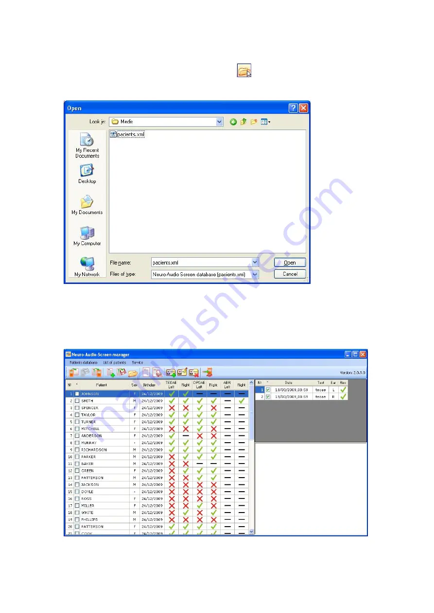 Neurosoft Neuro-Audio-Screen Technical Manual Download Page 74