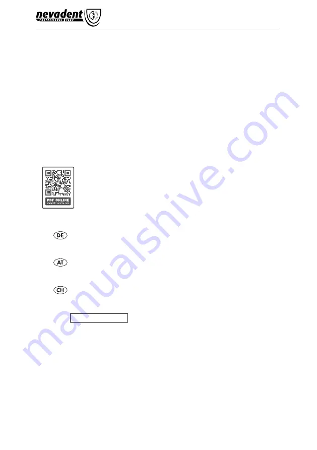 Nevadent 368332 2101 Operating Instructions Manual Download Page 27