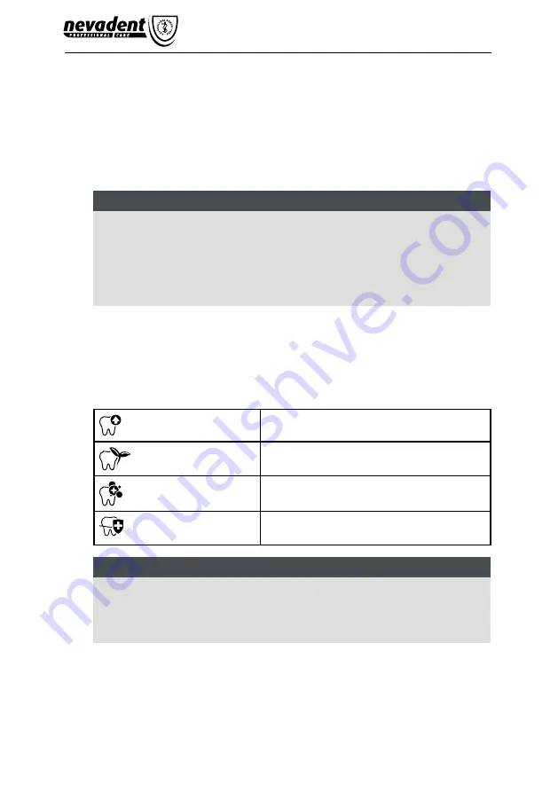 Nevadent 391068 2201 Operating Instructions Manual Download Page 95